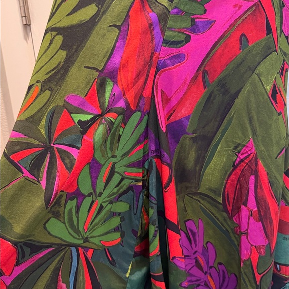 FARM Rio Leafs Strapless Jumpsuit Size XS